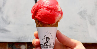 Christmas-themed ice cream