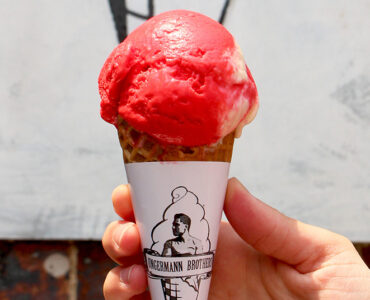 Christmas-themed ice cream